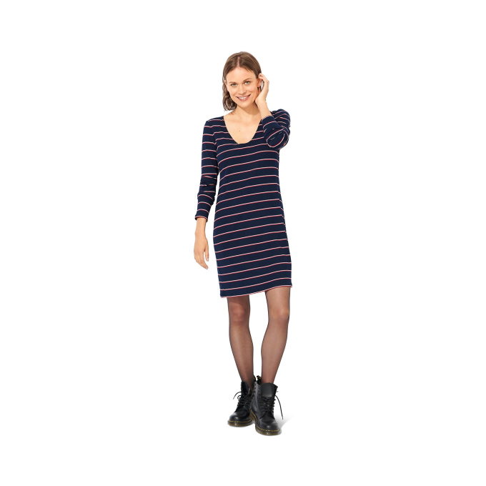 Naaipatroon shirt en jurk, Burda 6075, Nl/Dui/En/Fr
