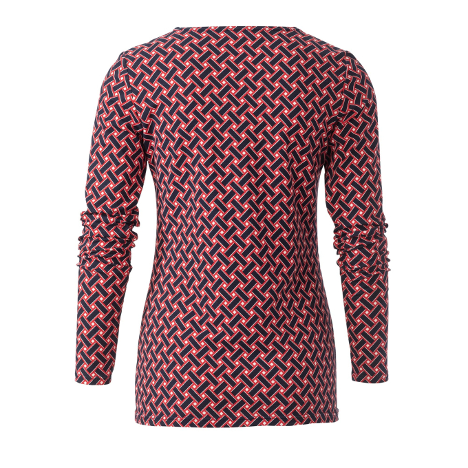 Naaipatroon shirt en jurk, Burda 6075, Nl/Dui/En/Fr