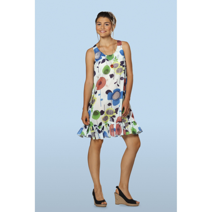 Patron Burda 7390 Robe & Tunique, en français