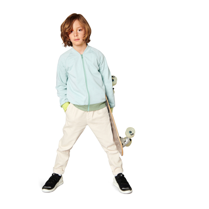 Patron Burda Kids 9237veste sweat enfant, taille 104-146, en français