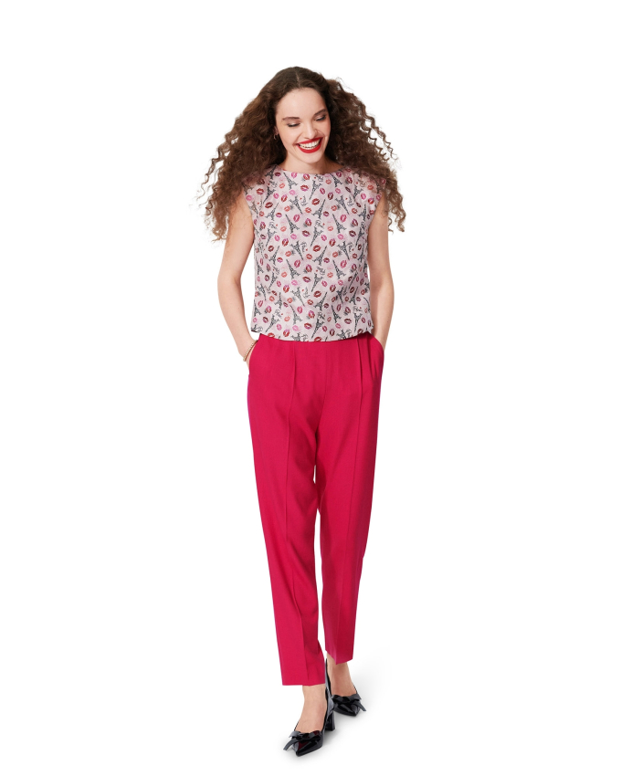Naaipatroon Burda 5727 Top, Nl/Dui/En/Fr