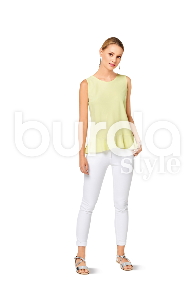 Paper pattern Top, Burda 6501, Dui/En/Fr