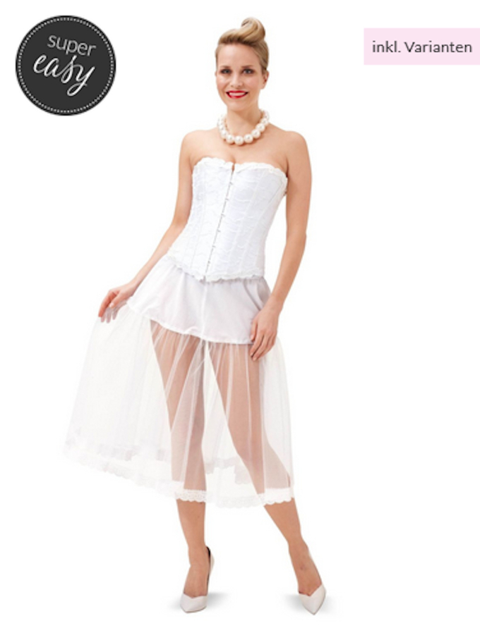 Naaipatron Petticoat, Burda 6739, Dui/En/Fr