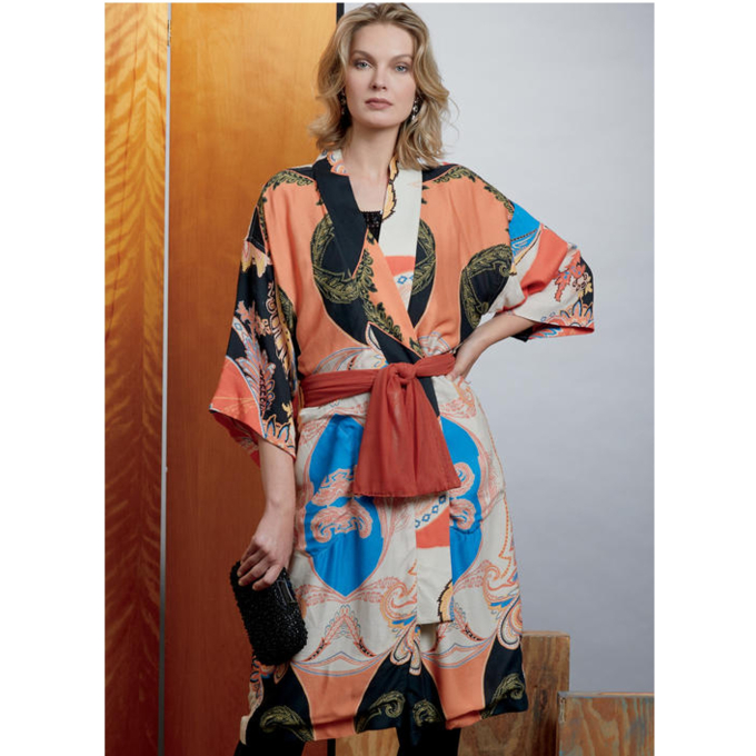 Naaipatroon Vogue 1610 designer kimono, one size, Dui/En/Fr