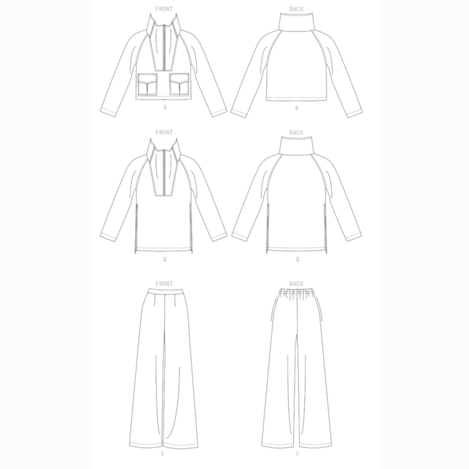 Pattern Vogue 1642 Gr. L-XXL combinatie, Dui/En/Fr