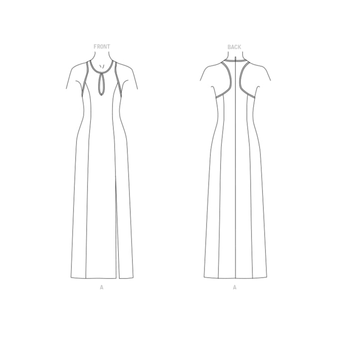 Patron Vogue 1692 robe, taille 34-42, en français