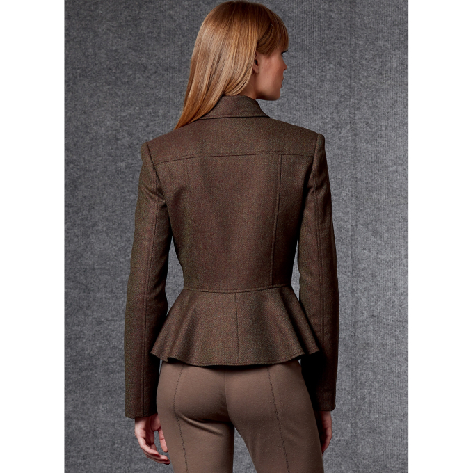 Naaipatroon Vogue 1714 jas, maat  34-42, Dui/En/Fr