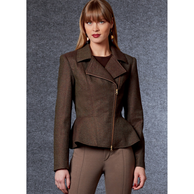 Naaipatroon Vogue 1714 jas, maat  42-50, Dui/En/Fr