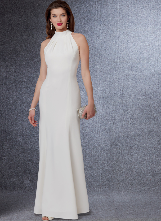 Patron Vogue 1748 robe, taille 30-38, en français