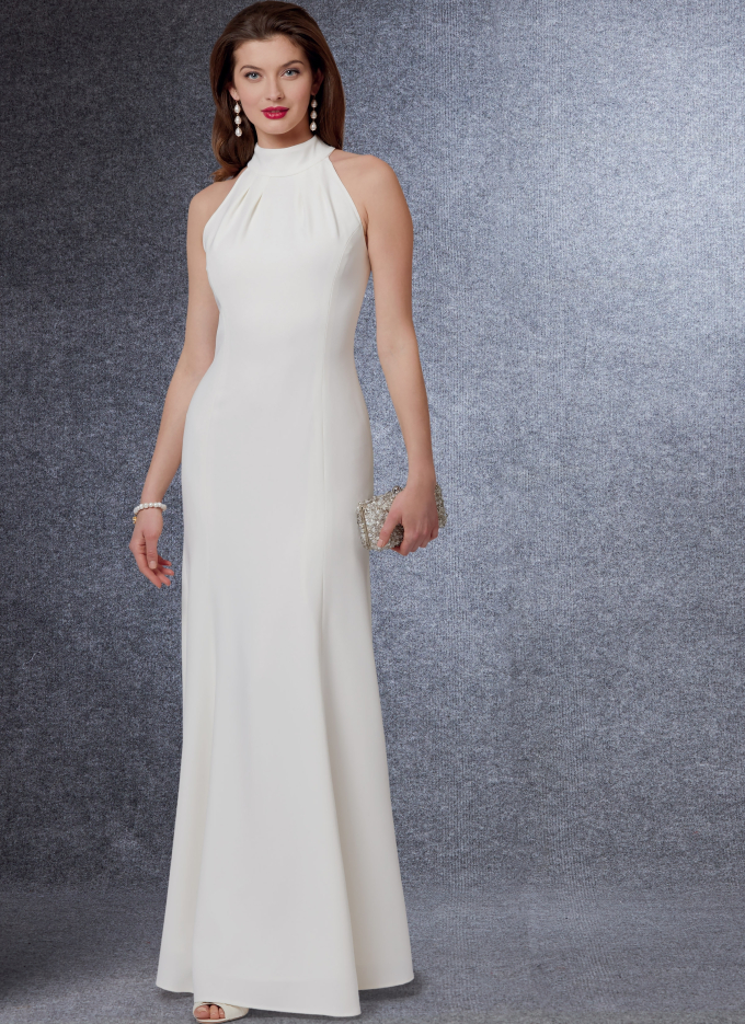 Patron Vogue 1748 robe, taille 38-46, en français