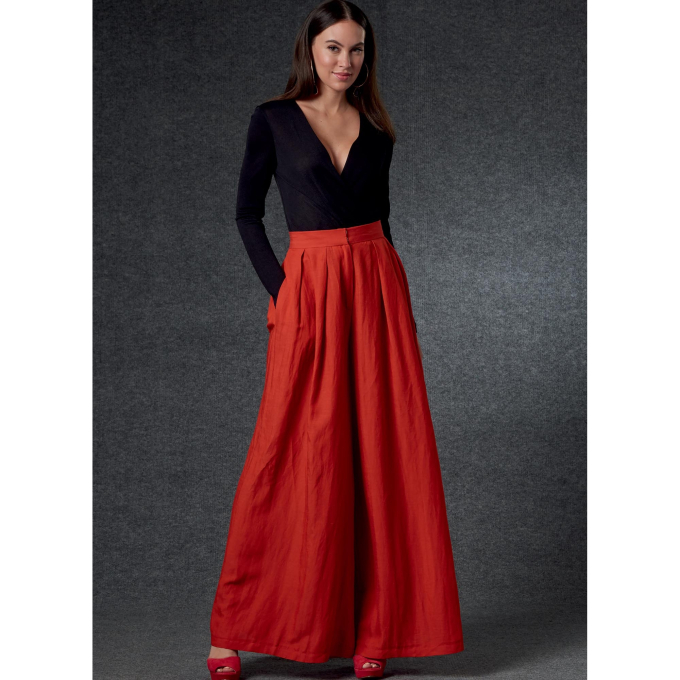 Naaipatroon Vogue 1772 broek, maat  34-52, Dui/En