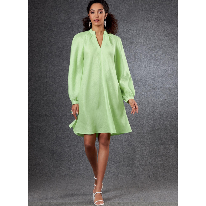 Naaipatroon Vogue 1803 jurk, maat 42-50, Dui/En/Fr