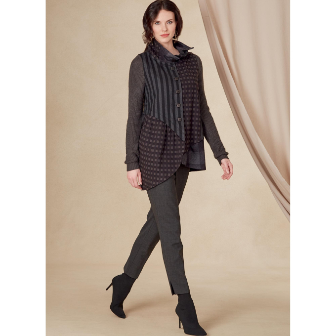 Naaipatroon Vogue 1817 Designer jas, 34-42 Dui/En/Fr