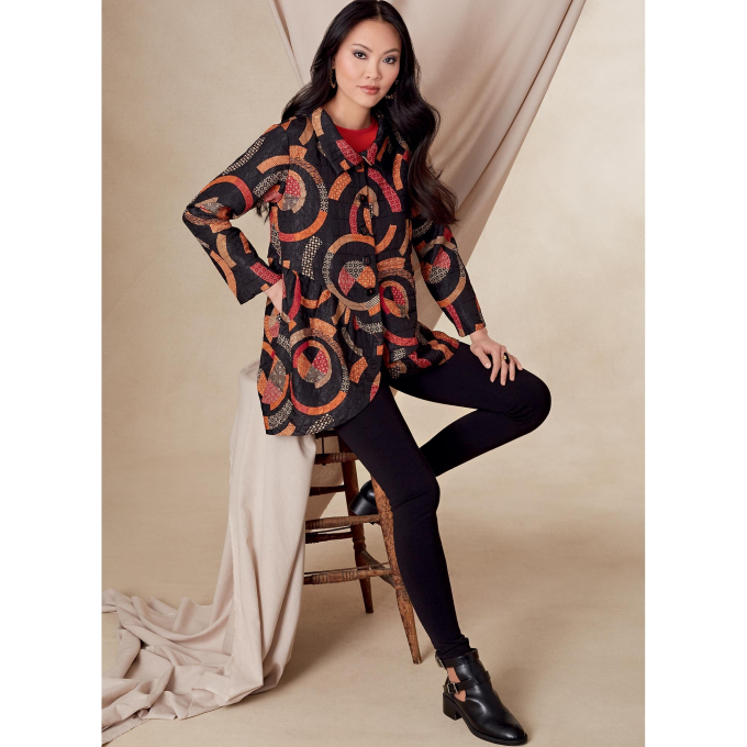 Naaipatroon Vogue 1817 Designer jas, 42-50 Dui/En/Fr