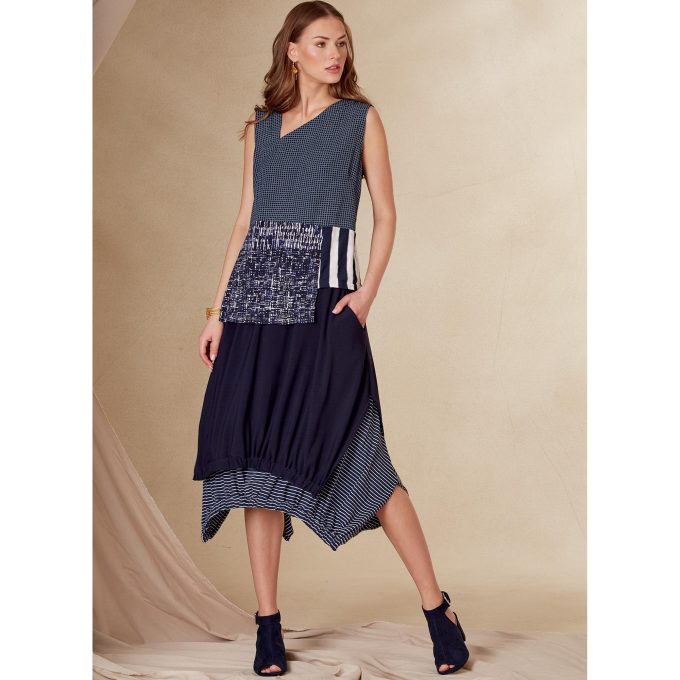 Naaipatroon Vogue 1820 designer combination, maat 32-48 Dui/En/Fr