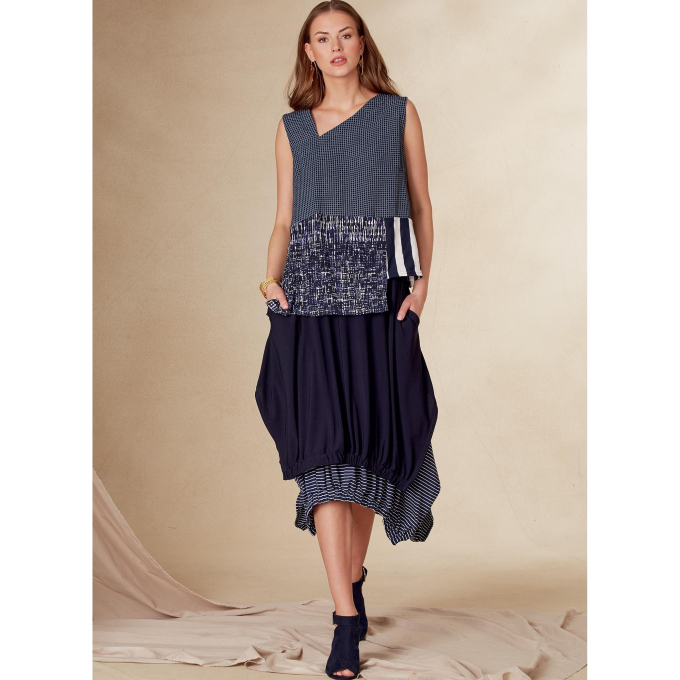 Naaipatroon Vogue 1820 designer combination, maat 32-48 Dui/En/Fr