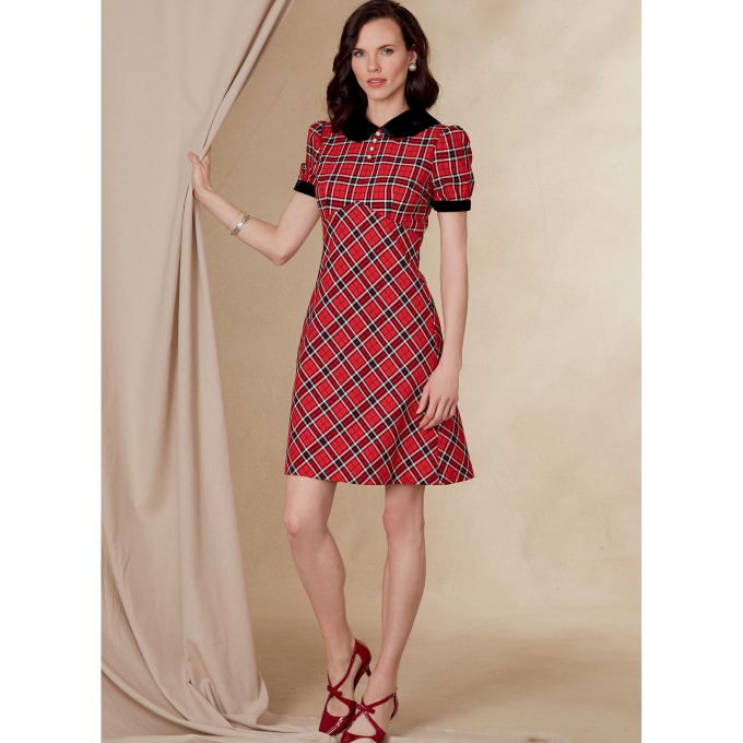 Naaipatroon Vogue 1822 Dress maat 34-42, Dui/En/Fr