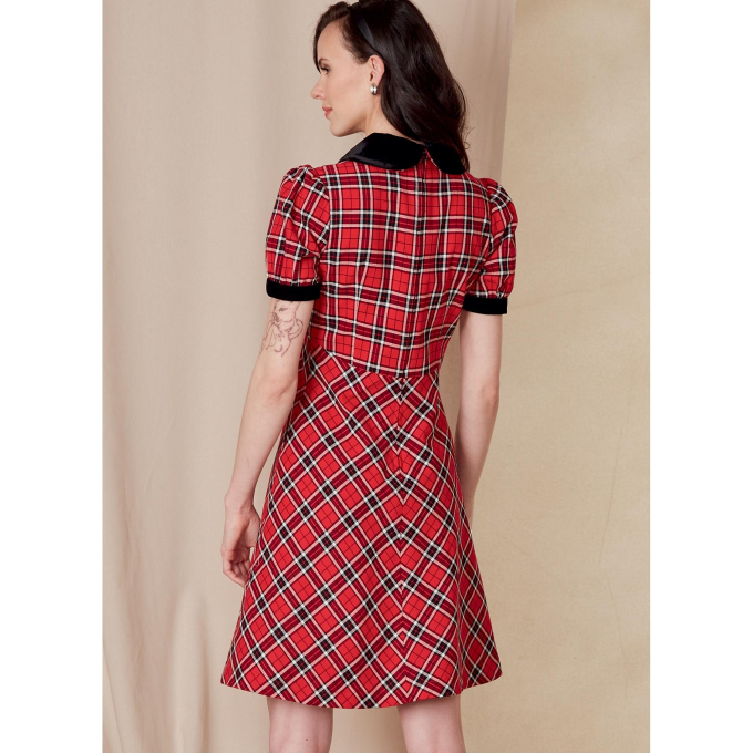 Patron Vogue 1822 robe femme, taille 42-50, en français