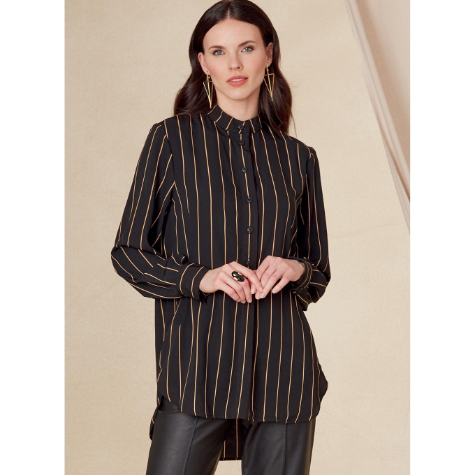 Naaipatroon Vogue 1823 blouse, maat 42-50, Dui/En/Fr
