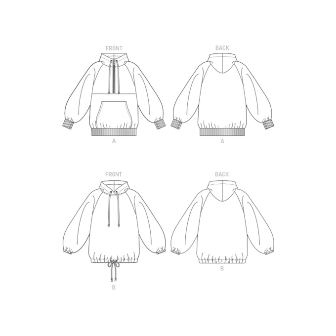 Naaipatroon Vogue 1826 pullover mt. 32-48 Dui/En/Fr