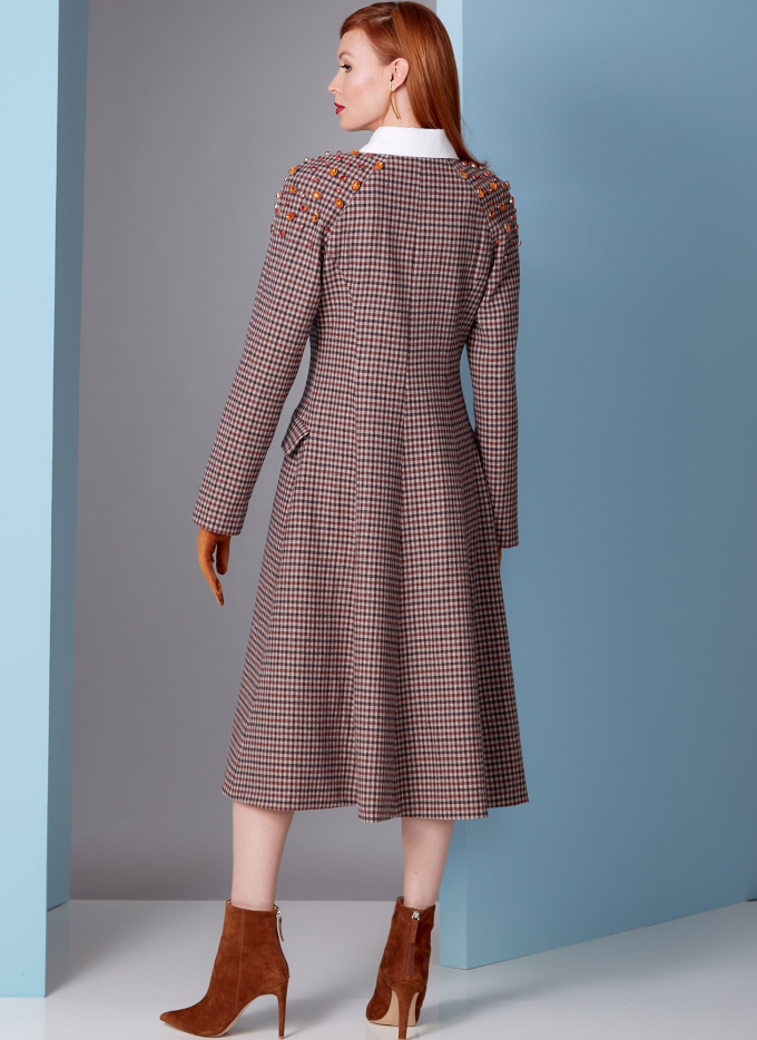 Patron Vogue 1836 manteau femme, taille 34-42, en français