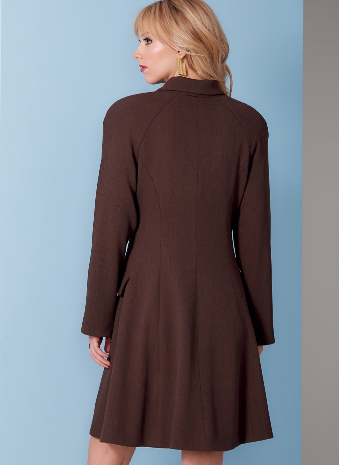 Patron Vogue 1836 manteau femme, taille 34-42, en français