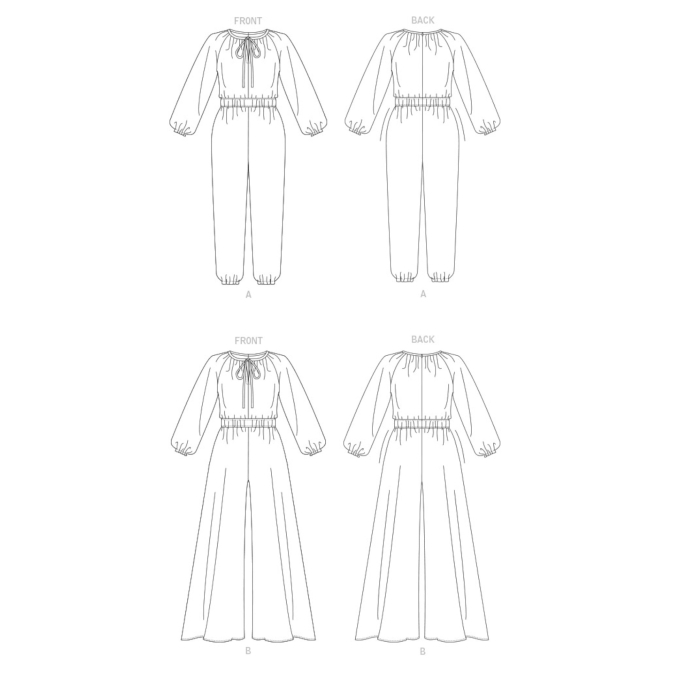 Naaipatroon Vogue 1851 jumpsuit, maat 34-42, Dui/En/Fr