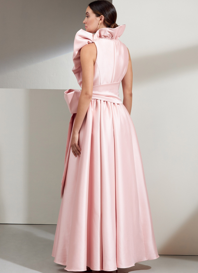 Patron Vogue 1861 robe de styliste femme, taille 34-42, en français