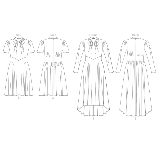 Naaipatroon Vogue 1862 jurk, maat 34-42, Dui/En/Fr