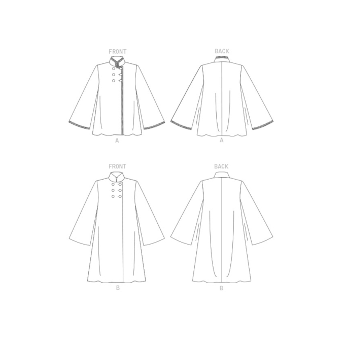 Patron Vogue 1866 veste de styliste femme, taille 42-50, en français
