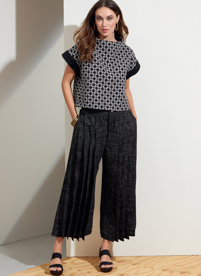 Naaipatroon Vogue 1868 designer combinatie, maat 32-55 Dui/En/Fr