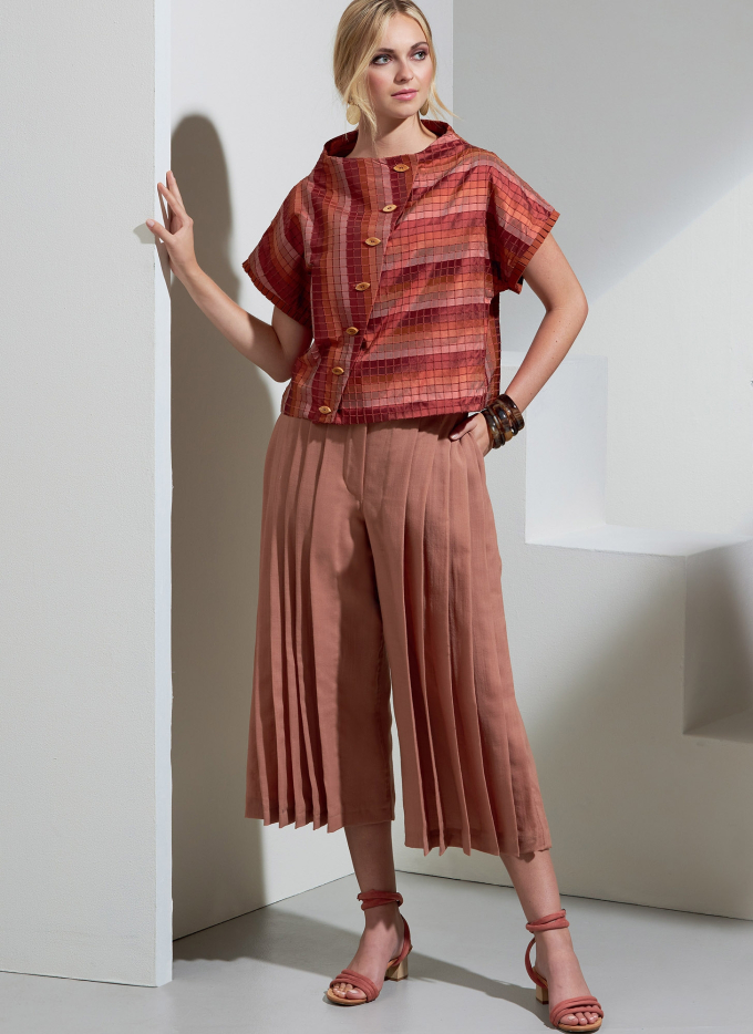 Naaipatroon Vogue 1868 designer combinatie, maat 32-55 Dui/En/Fr