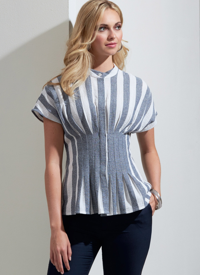 Naaipatroon Vogue 1874 Gr. 42-50 Blouse, Dui/En/Fr
