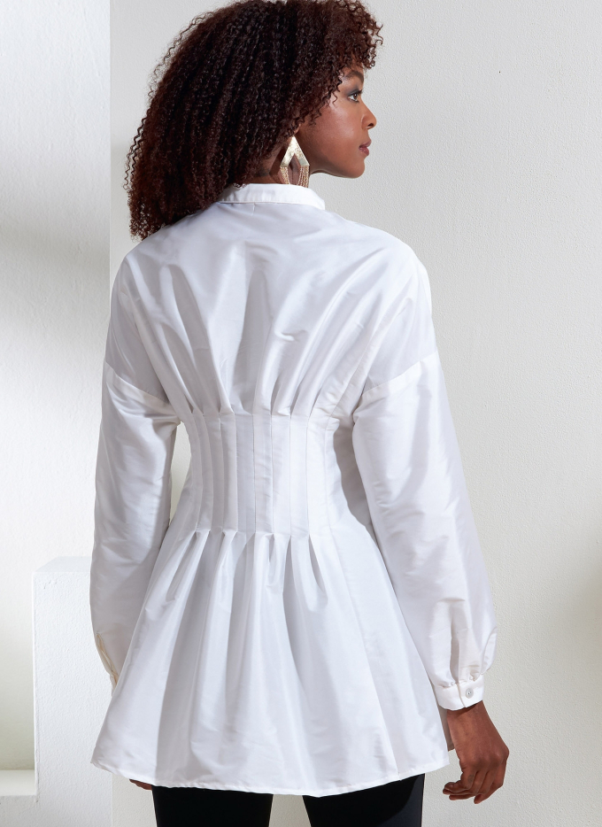 Naaipatroon Vogue 1874 Gr. 42-50 Blouse, Dui/En/Fr