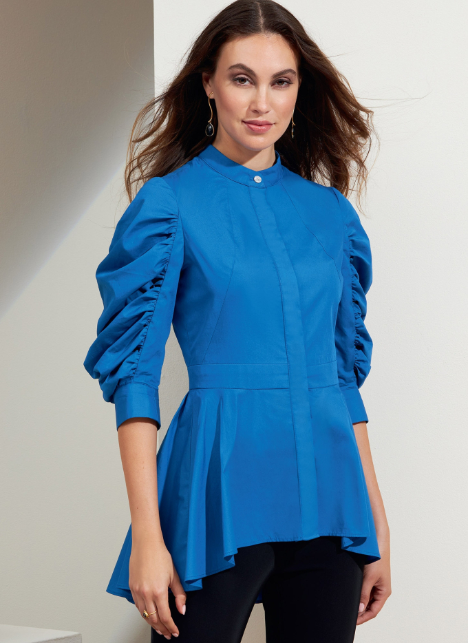 Naaipatroon Vogue 1875 Gr. 34-42 Blouse, Dui/En/Fr