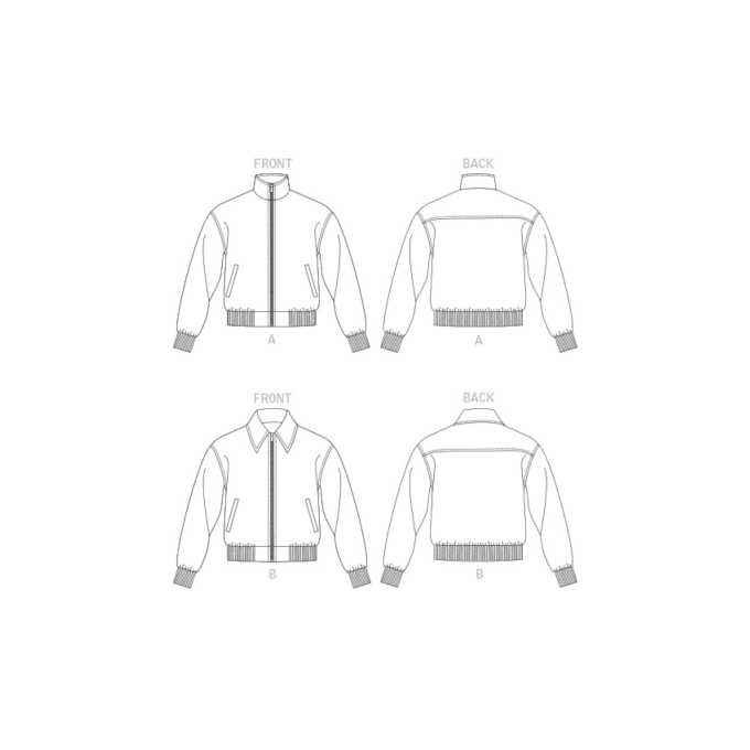 Naaipatroon Vogue 1877 Unisex jas, Gr. 32-48, Dui/En/Fr