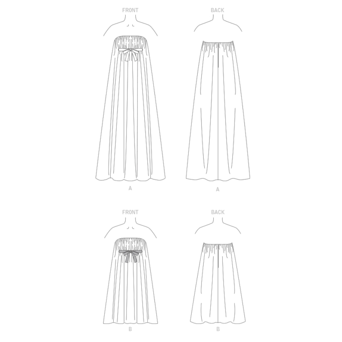 Patron Vogue 1885 Vintage robe, taille 32-40 en français