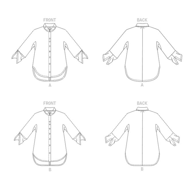 Naaipatroon Vogue 1899 designer blouse, maat 42-50 Dui/En/Fr