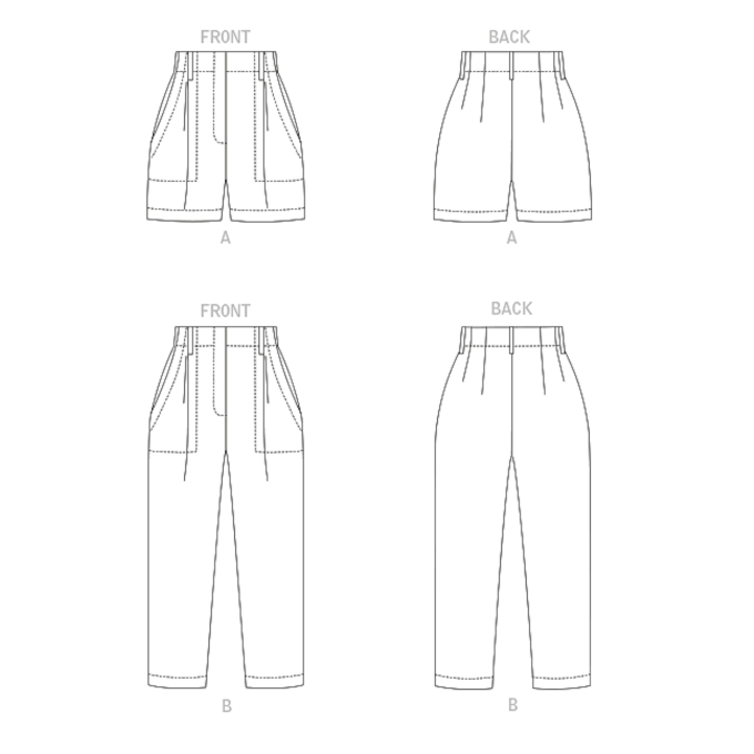 Naaipatroon Vogue 1900 broek, maat 34-42 Dui/En/Fr