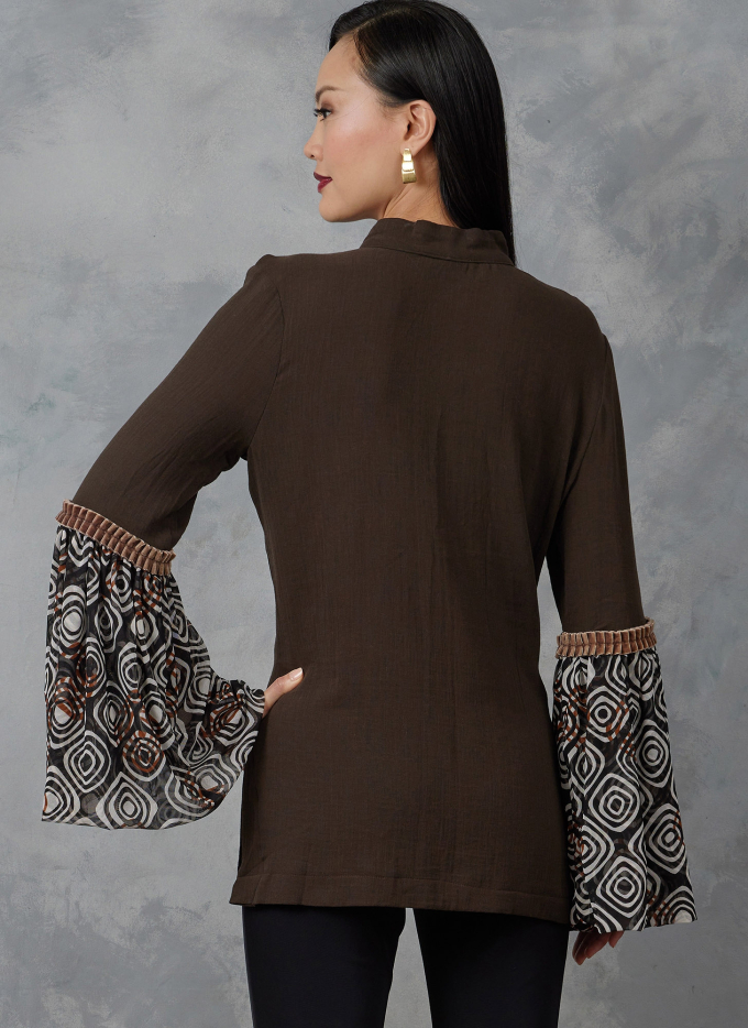 Naaipatroon Vogue 1904 designer jurk, All Size