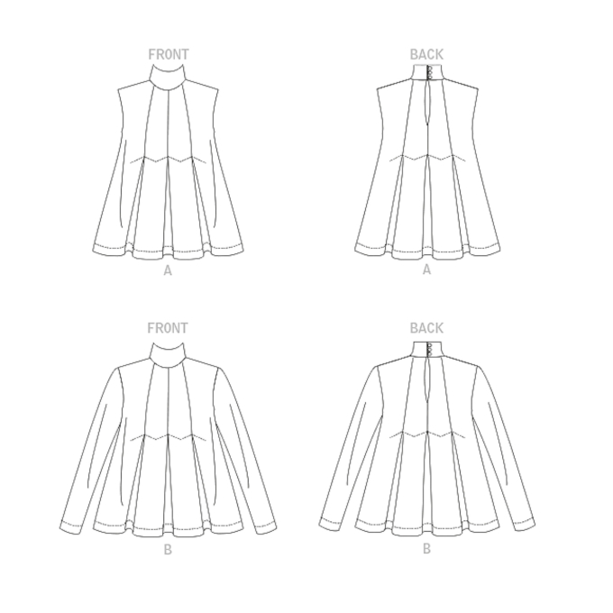 Naaipatroon Vogue 1909 blouse, maat 34-50 Dui/En/Fr