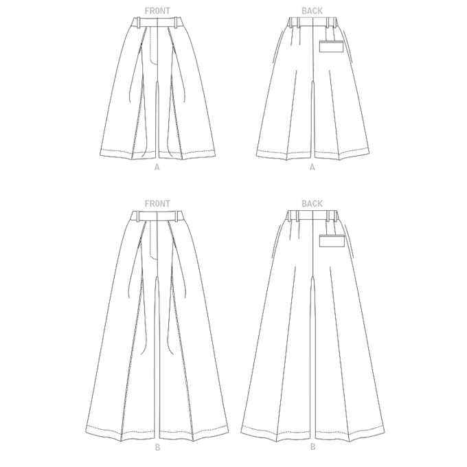 Naaipatroon Vogue 1910 broek, maat 44-52 Dui/En/Fr