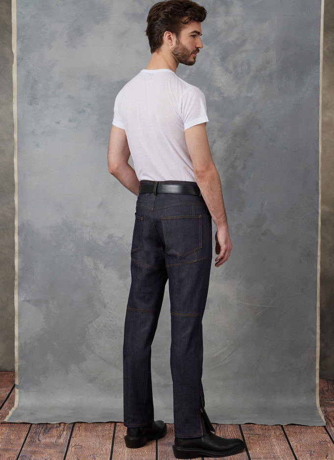 Patron Vogue 1915 hommes jeans, taille 44-50 en français