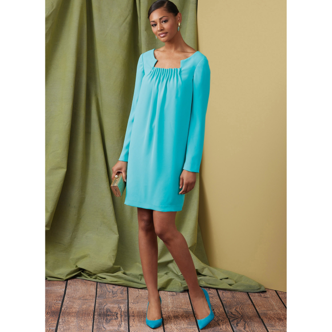 Schnittmuster Vogue 1920 Designer Kleid, Gr. 32-40