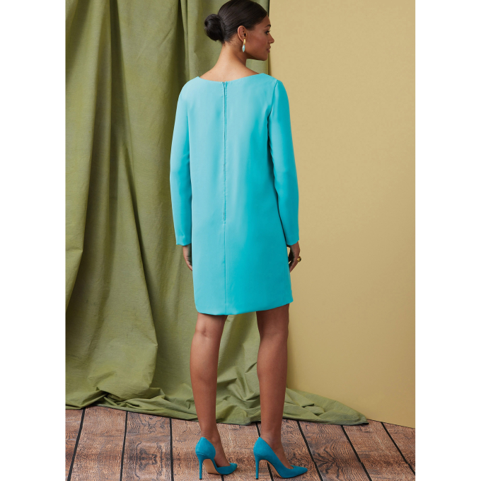 Schnittmuster Vogue 1920 Designer Kleid, Gr. 32-40