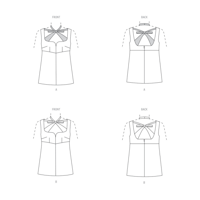 Naaipatroon Vogue 1922 blouse, maat 42-50 Dui/En/Fr