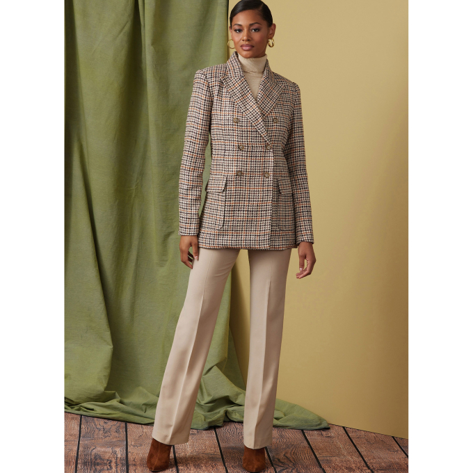 Naaipatroon Vogue 1927 Blazer, maat 34-42, Dui/En/Fr
