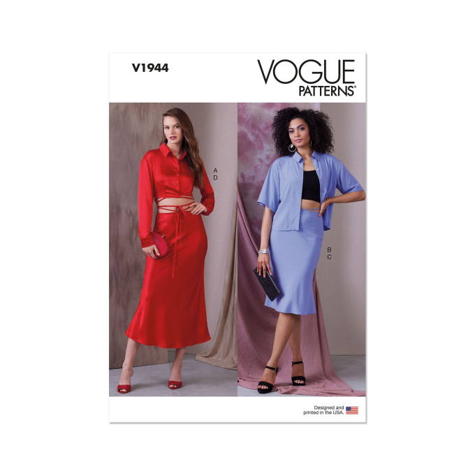 Naaipatroon Vogue 1944 combinatie, maat 30-38 Dui/En/Fr