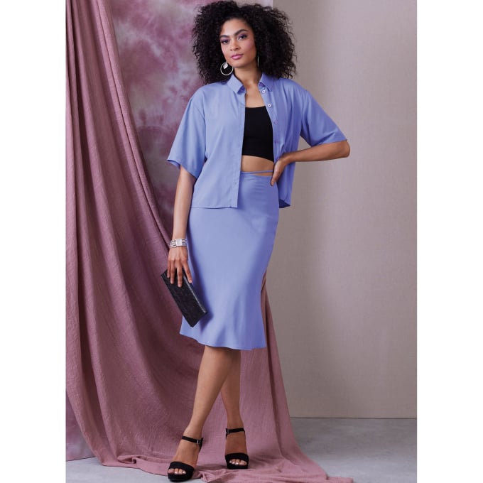Naaipatroon Vogue 1944 combinatie, maat 30-38 Dui/En/Fr