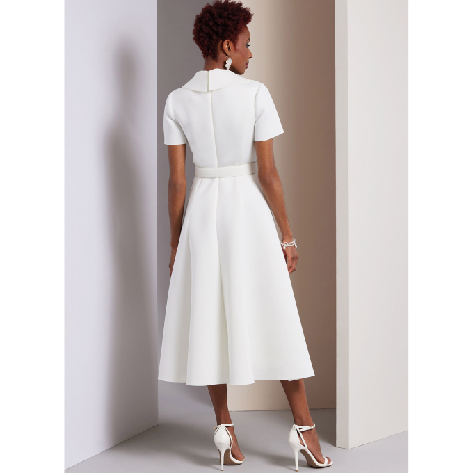 Naaipatroon Vogue 1950 designer jurk, maat 32-40 Dui/En/Fr
